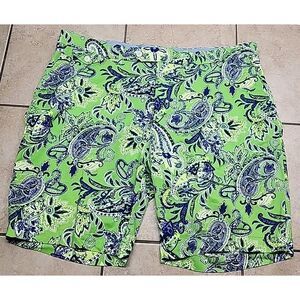Polo Golf Ralph Lauren Green Paisley Shorts Men's Size 40